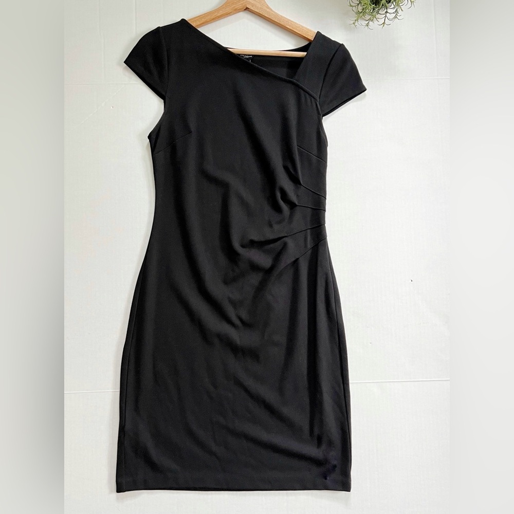 Ann Taylor Black Midi Dress